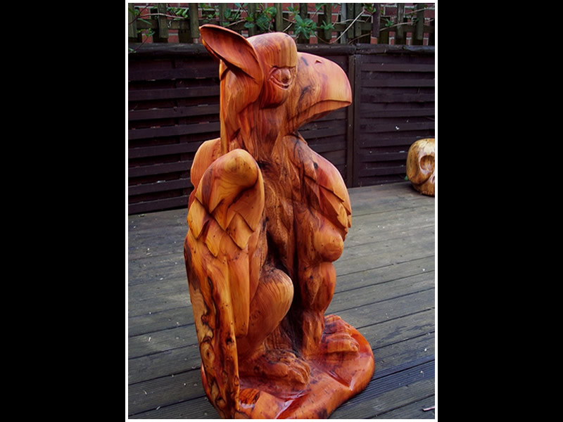 picture of griffin carving